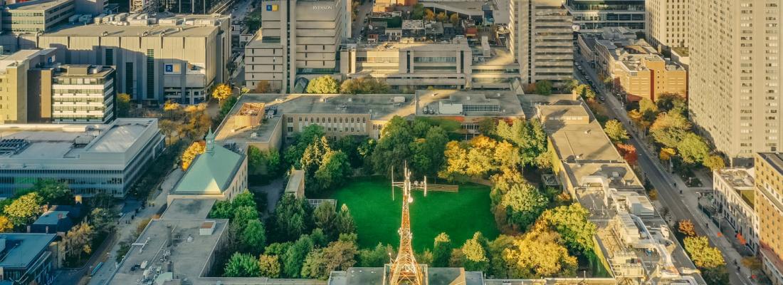 The soon-to-be-renamed Ryerson University campus. The soon-to-be-renamed Ryerson University campus.