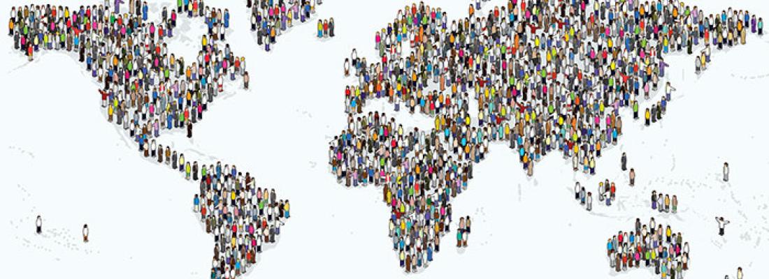 Human population has grown exponentially over the past century. Human population has grown exponentially over the past century.
