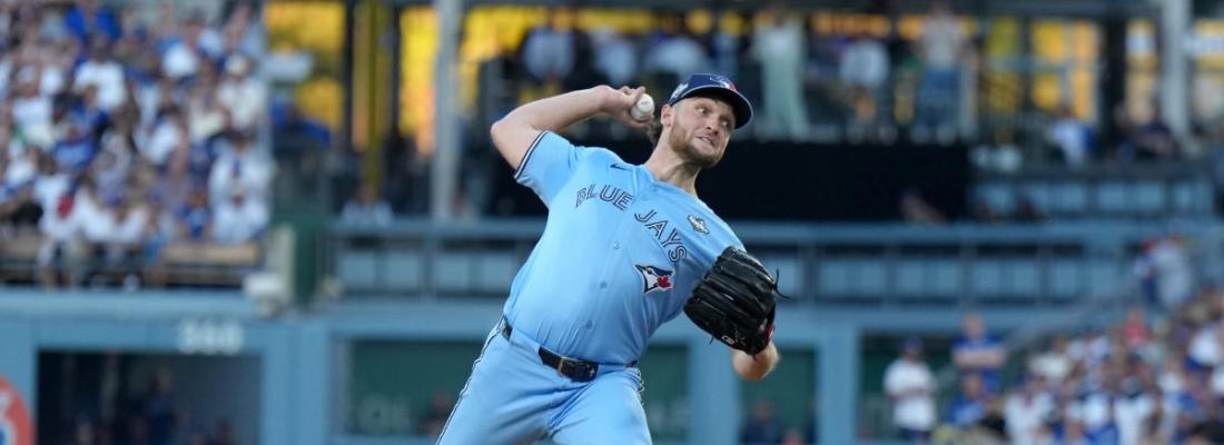 Blue Jays pitcher Trey Yesavage broke numerous records in Game 3 of the World Series. (Photo via Fast24News’ Facebook page.)