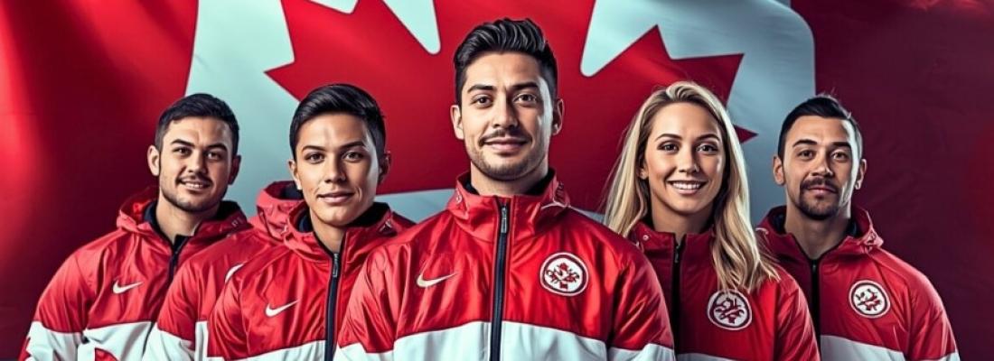 Members of Canada’s bobsleigh team prepare to compete at the Winter Olympic Games. (Photo via Facebook.)