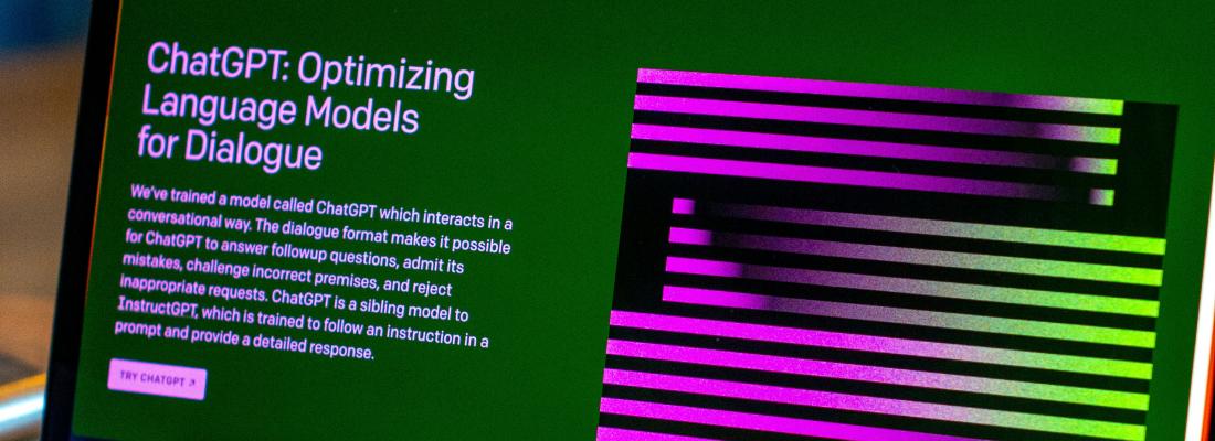 AI tools can be both helpful and harmful. (Photo by Emiliano Vittoriosi on Unsplash.)