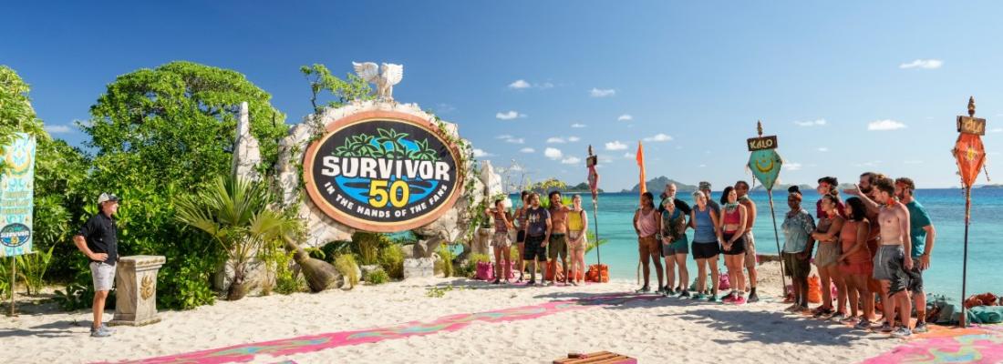 Contestants on Survivor prepare to compete in a challenge. (Photo via Survivor’s Facebook page.)