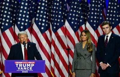 President-elect Donald Trump makes a victory speech following the November 5 U.S. election. (Photo: KTLA, via X.) President-elect Donald Trump makes a victory speech following the November 5 U.S. election. (Photo: KTLA, via X.)