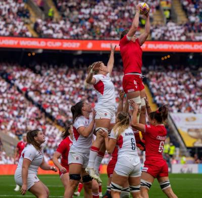 Canada faced England in the Women’s Rugby Team World Cup final. (Photo via Facebook.) Canada faced England in the Women’s Rugby Team World Cup final. (Photo via Facebook.)