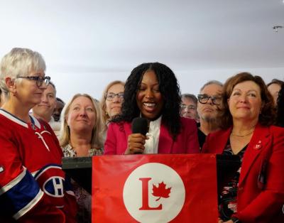 Tatiana Auguste, one of three Liberal MPs elected in recent by-elections. (Photo via X.)