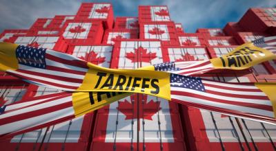 Tariffs are impacting cross-border trade between Canada and the U.S. (Photo via Facebook.)