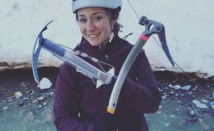 Climber Maureen Beck.